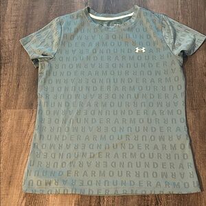 Under Armour Short Sleeve Logo Tee in teal